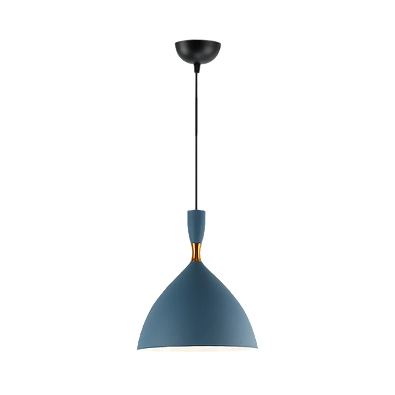 Restaurant Doekwinkel Trechter Hanglamp Aluminium 1 Kop Macaron Loft Ophanglamp Clearhalo