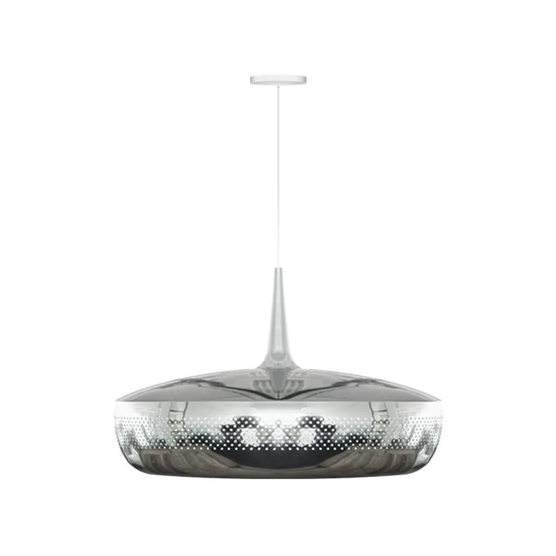 Ronde LED-hanglamp postmoderne stijl metalen eetkamer ophanglamp Clearhalo