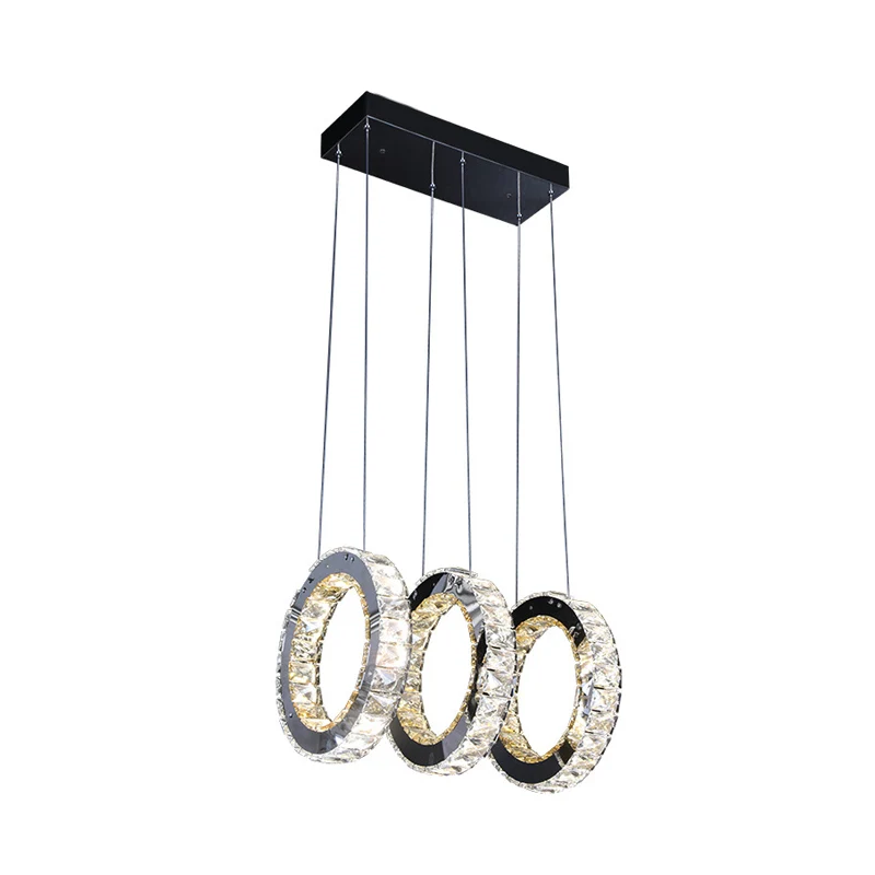 Ronde woonkamer cluster hanger kristal LED hedendaagse downlighting Clearhalo