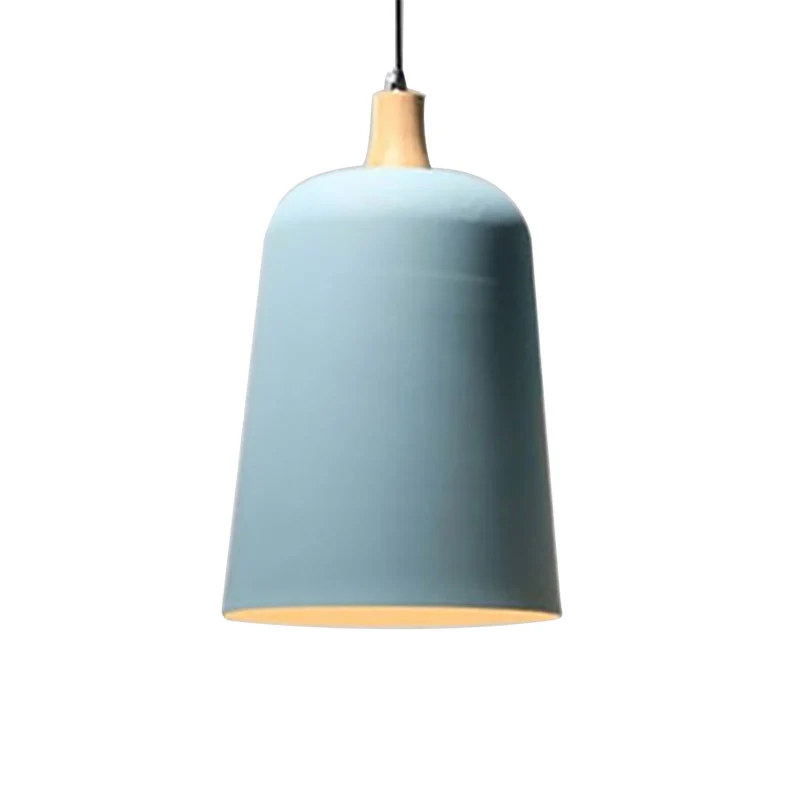 Seafoam E27 hanglamp moderne metalen hanglamp met enkele kop voor restaurant Clearhalo