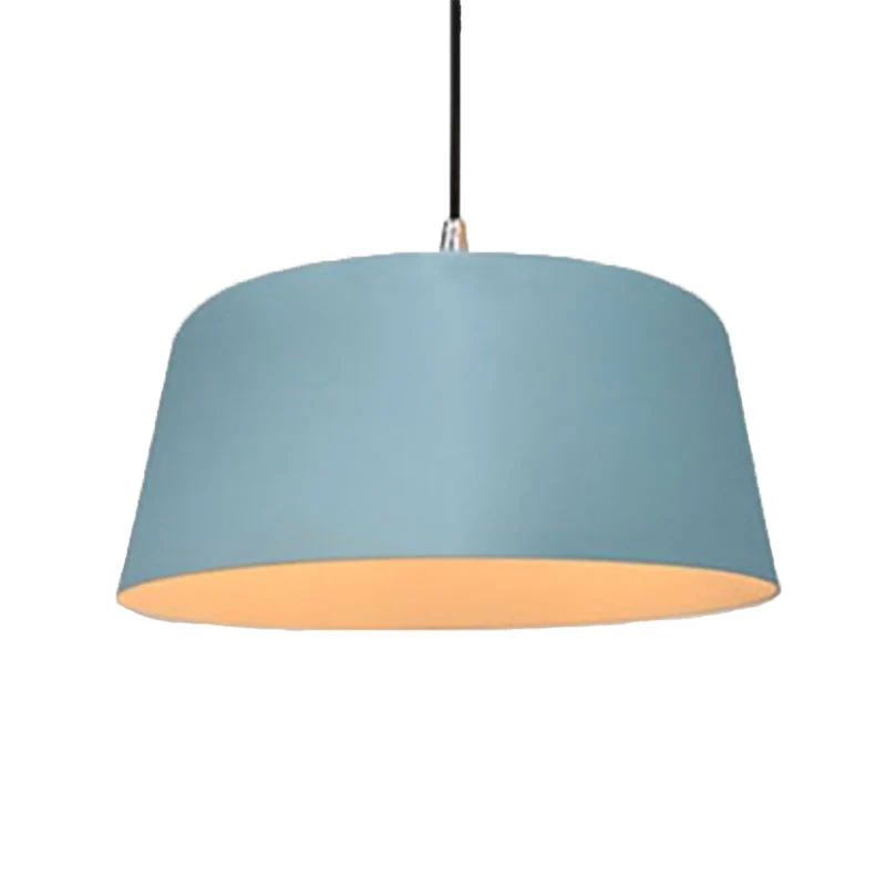 Seafoam E27 hanglamp moderne metalen hanglamp met enkele kop voor restaurant Clearhalo