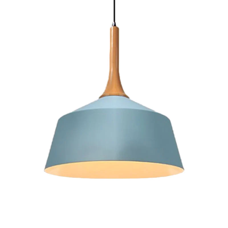 Seafoam E27 hanglamp moderne metalen hanglamp met enkele kop voor restaurant Clearhalo