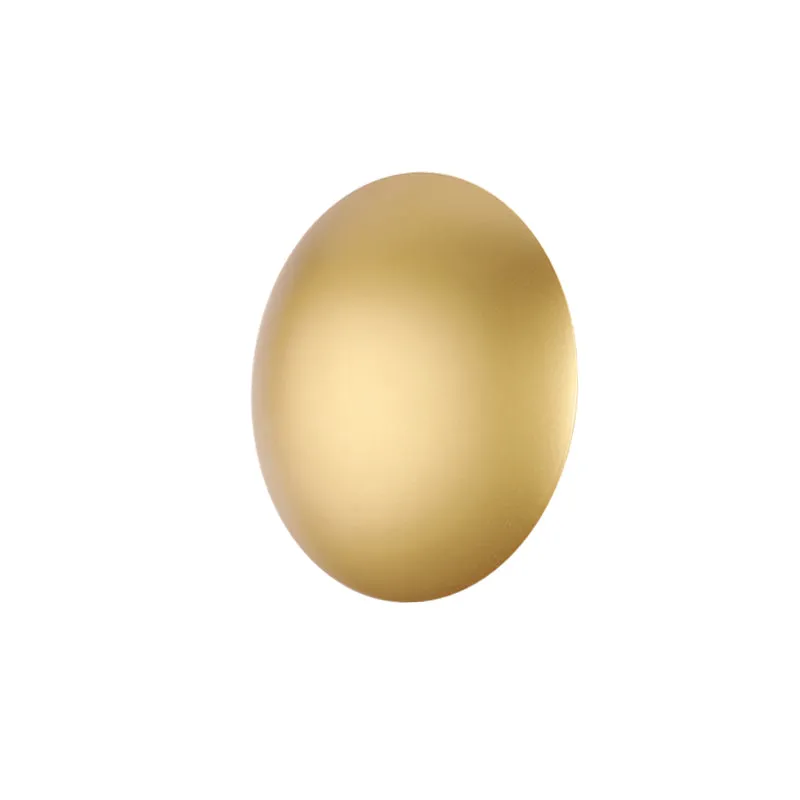 Semisfeer acryl wandlamp modernisme wit/goud LED schanslicht warm/wit licht voor slaapkamer Clearhalo