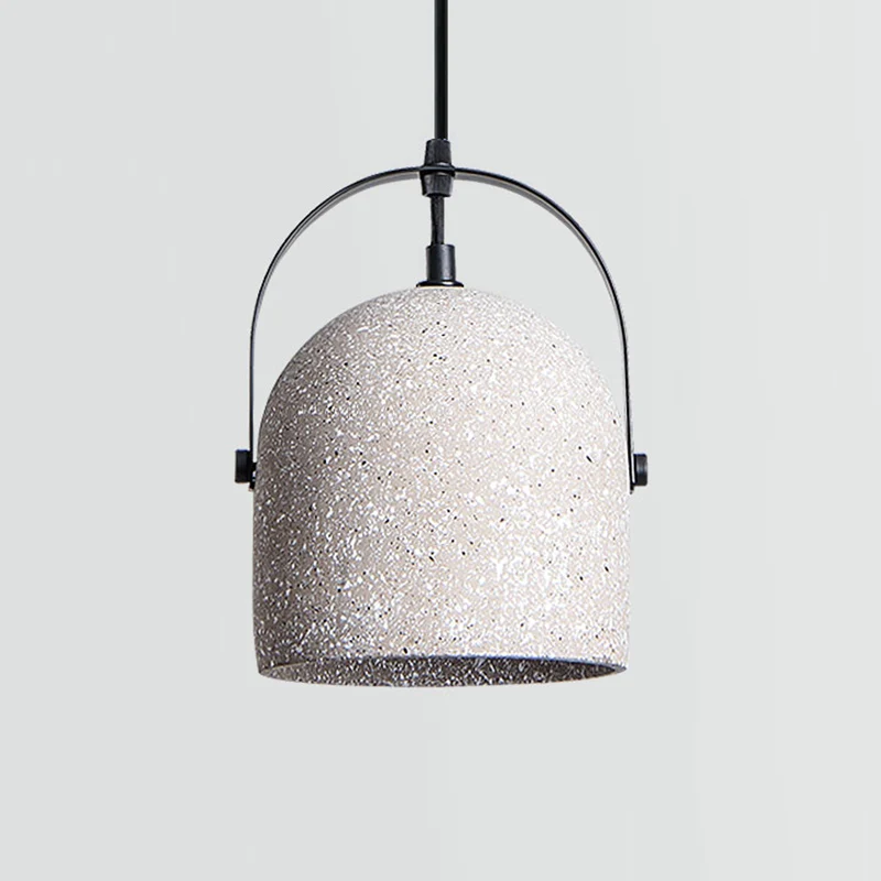 Simplicity Bell Shade hanglamp Cement 1-kops restaurant hanglamp Clearhalo