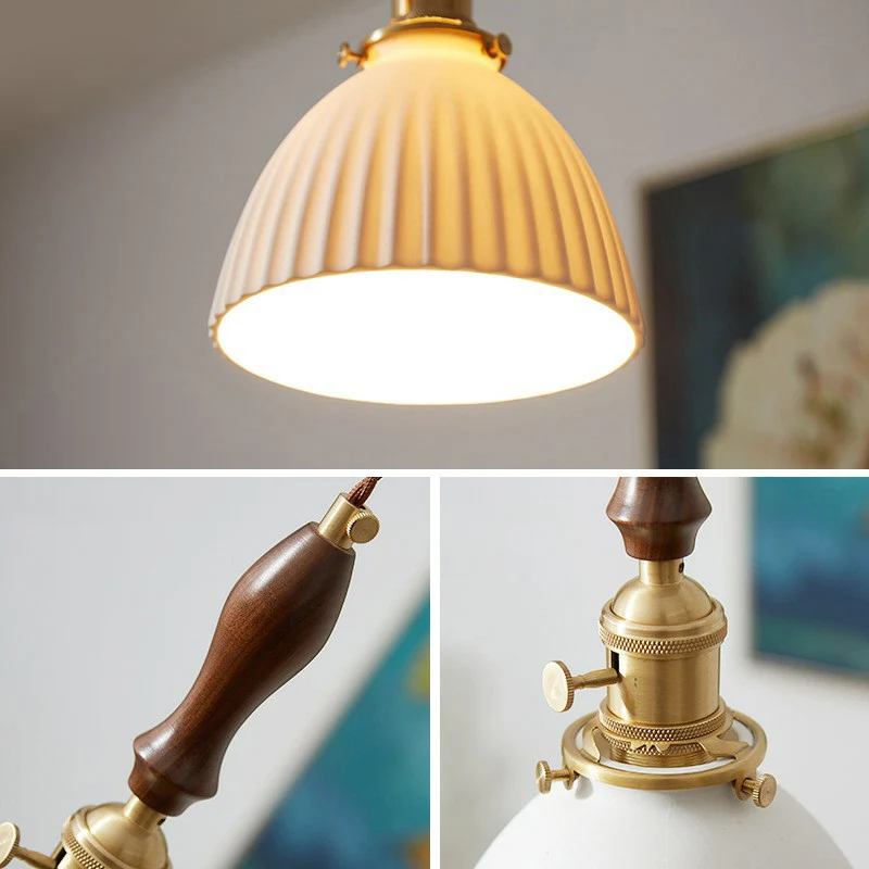 Simplicity Dome hanglamp met 1 lamp Simplicity hanglamp van wit glas Clearhalo