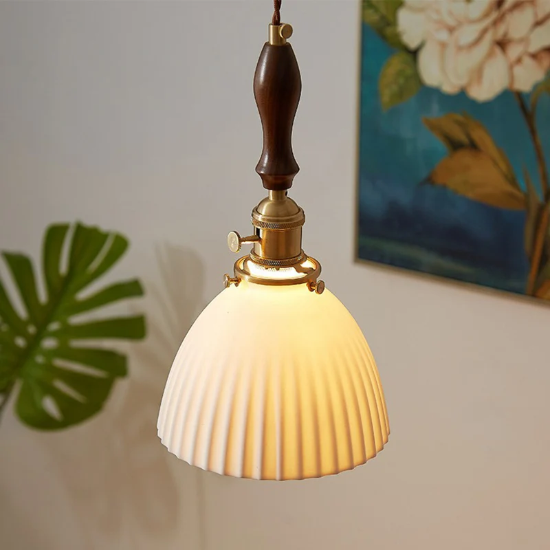 Simplicity Dome hanglamp met 1 lamp Simplicity hanglamp van wit glas Clearhalo