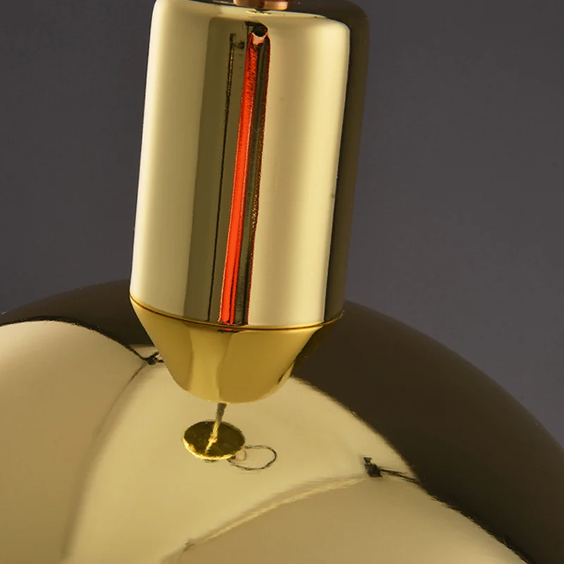 Split Dome Drop Lamp Modernistisch Metaal 1-lichts hanglamp met binnenbol opaal glazen kap Clearhalo