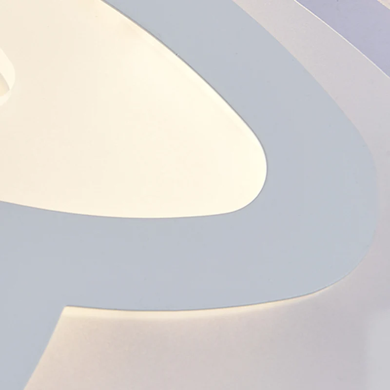 Star Slim Panel LED-plafondmontage Lichte acryl hedendaagse plafondlamp wit voor Game Room Clearhalo