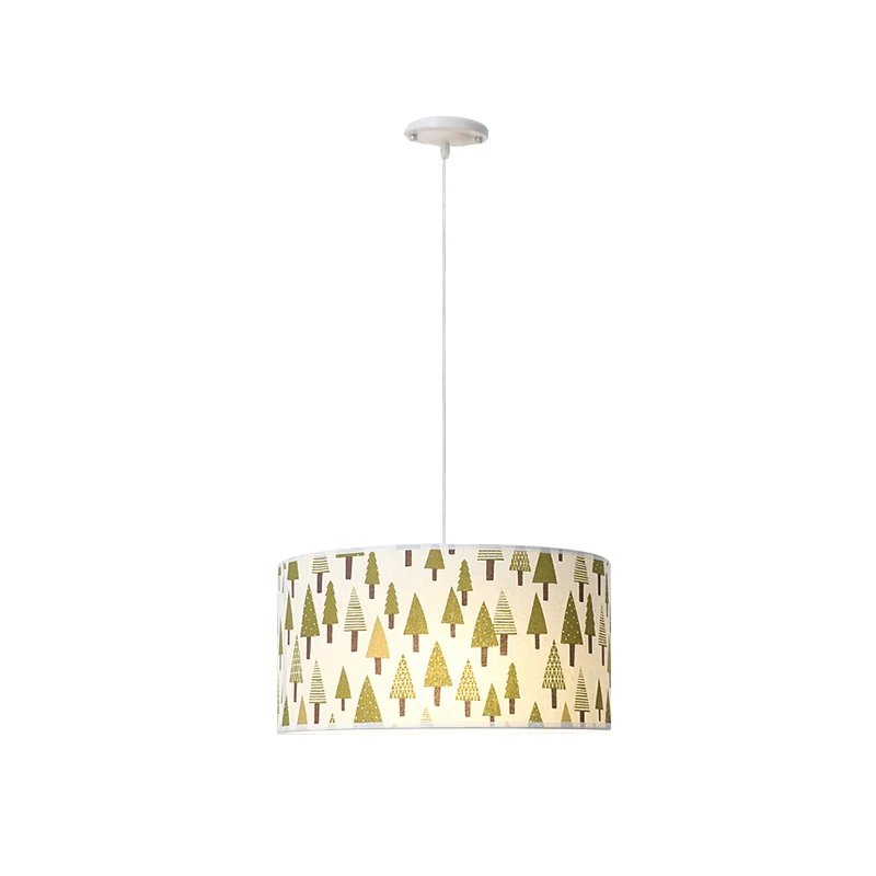 Stoffen dennenboom hanglamp Eetkamer Eigentijdse hanglamp groen Clearhalo