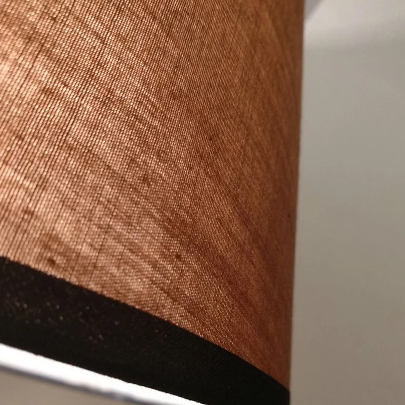 Stoffen taps toelopende nachtkastlamp Nordic tafellamp met 1 lamp en conisch marmeren voetstuk Clearhalo