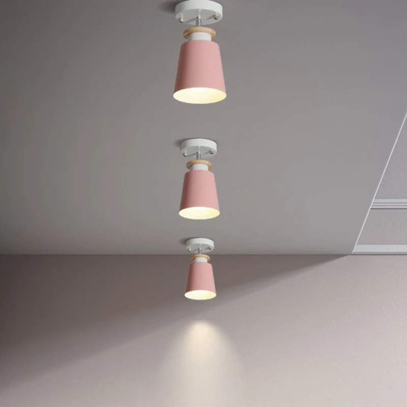 Taps toelopende hal, semi-verzonken metalen enkele minimalistische verzonken plafondlamp Clearhalo