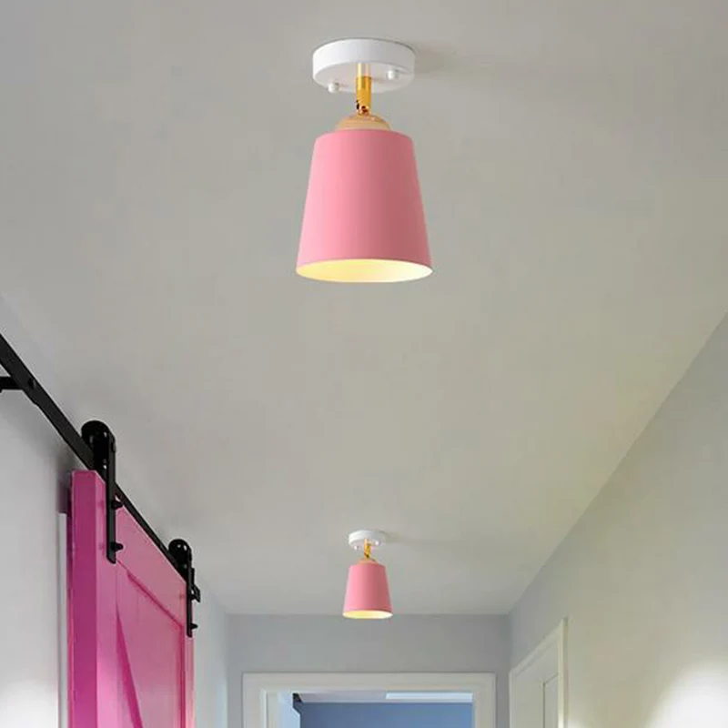 Taps toelopende hal, semi-verzonken metalen enkele minimalistische verzonken plafondlamp Clearhalo