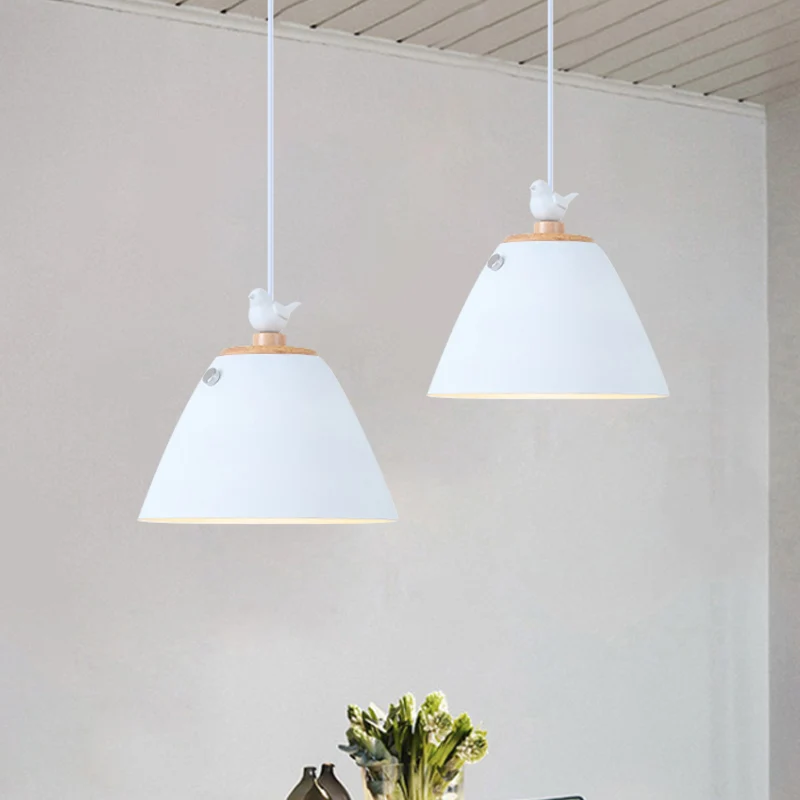 Taps toelopende hangverlichting Hedendaags Metaal 1 Lichtgrijs/wit/geel hangende plafondlamp Clearhalo
