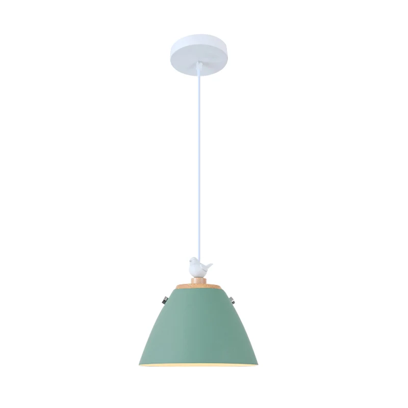 Taps toelopende hangverlichting Hedendaags Metaal 1 Lichtgrijs/wit/geel hangende plafondlamp Clearhalo