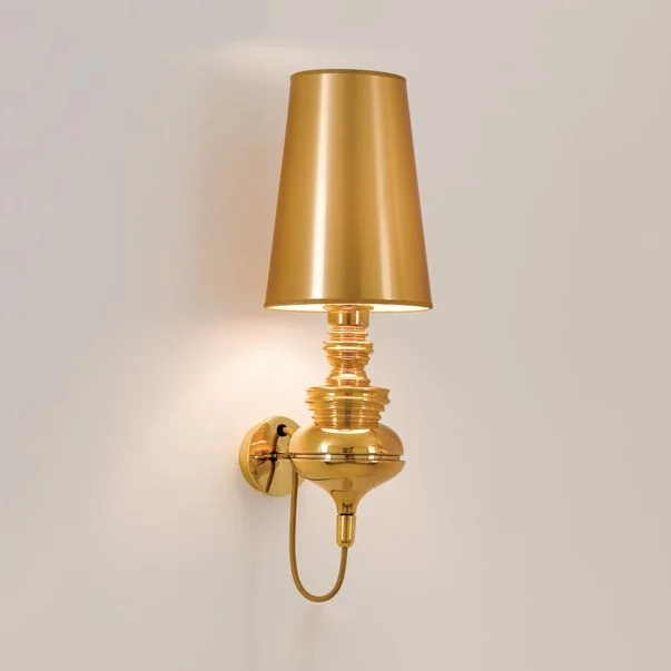 Taps toelopende wandkandelaar Verlichting Hedendaags Stof Wit/Zwart/Zilver LED Schanslicht, 6"/8"/10" Dia Clearhalo