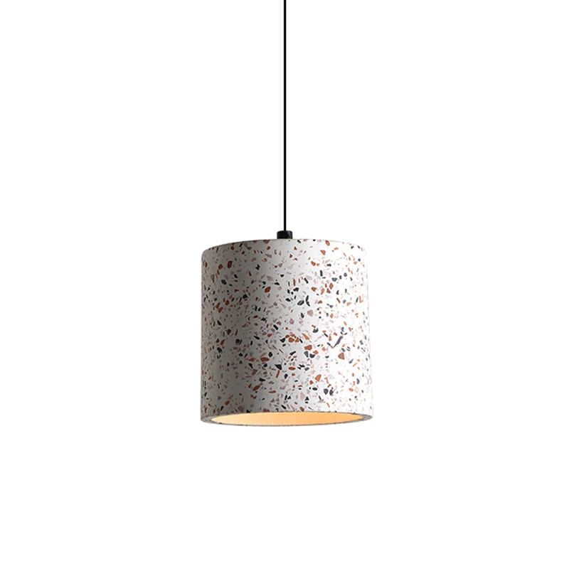 Terrazzo geometrische hanglamp Minimalistische 1-lichts hanglamp voor eetkamer Clearhalo