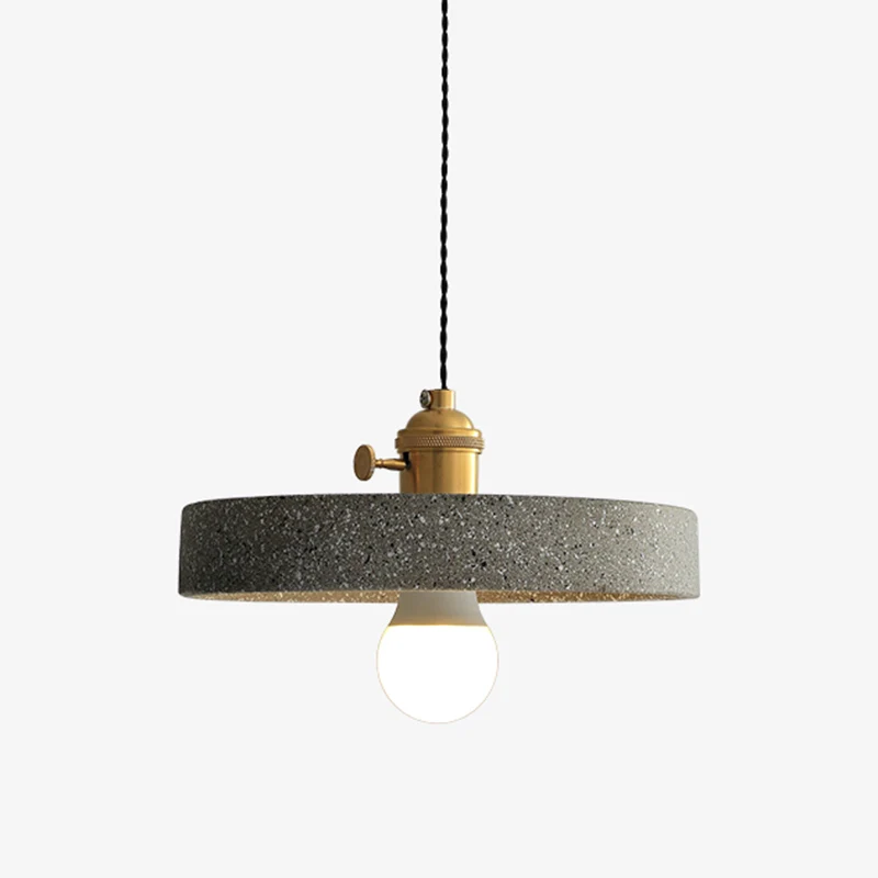 Terrazzo geometrische hanglamp Minimalistische 1-lichts hanglamp voor eetkamer Clearhalo
