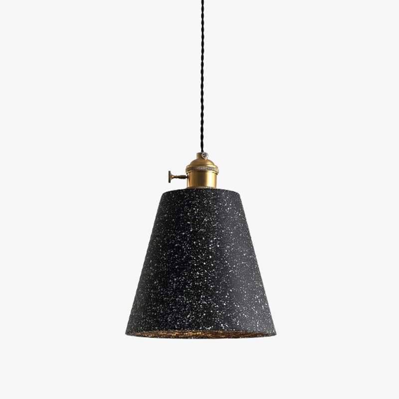 Terrazzo geometrische hanglamp Minimalistische 1-lichts hanglamp voor eetkamer Clearhalo