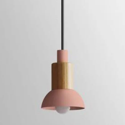 Ton/koepel/kegel metalen ophanging hanglamp modernisme 1-lichts wit/geel/groen hangend plafondlicht Clearhalo