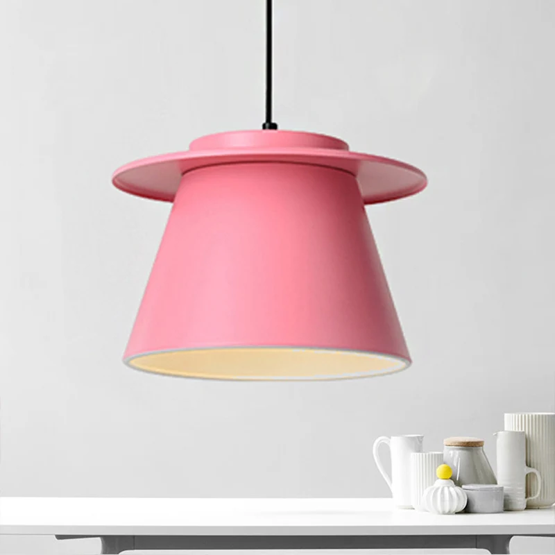Tonvorm hanglamp modernistisch metaal 1 licht zwart/bruin/blauw hangende plafondlamp voor restaurant Clearhalo