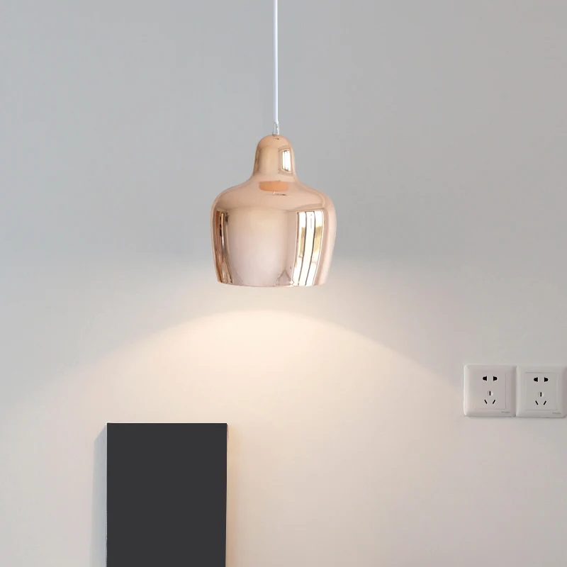 Urnvormige metalen hanglamp Moderne hangende hanglamp met 1 lamp voor restaurant Clearhalo
