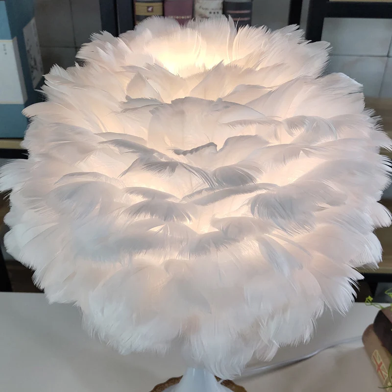 Verenbloemenvaas Nachtverlichting Scandinavische stijl Tafellamp met één lamp voor slaapkamer Clearhalo
