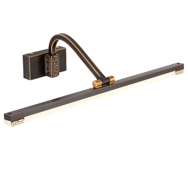 Verstelbare lineaire LED-ijdelheidslamp Traditionele acryl wandkandelaarverlichting voor badkamer Clearhalo