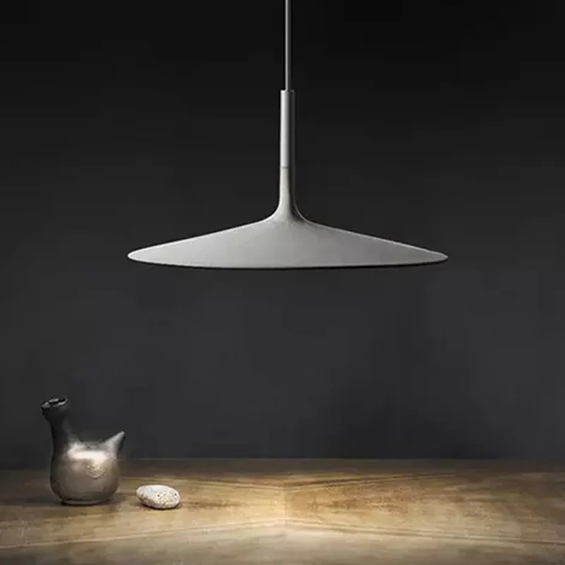 Vliegende Schotel Restaurant Plafondlamp Cement 1��Head Minimalistische LED Hangende Hanglamp Clearhalo