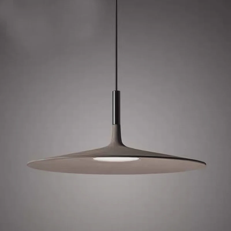 Vliegende Schotel Restaurant Plafondlamp Cement 1��Head Minimalistische LED Hangende Hanglamp Clearhalo