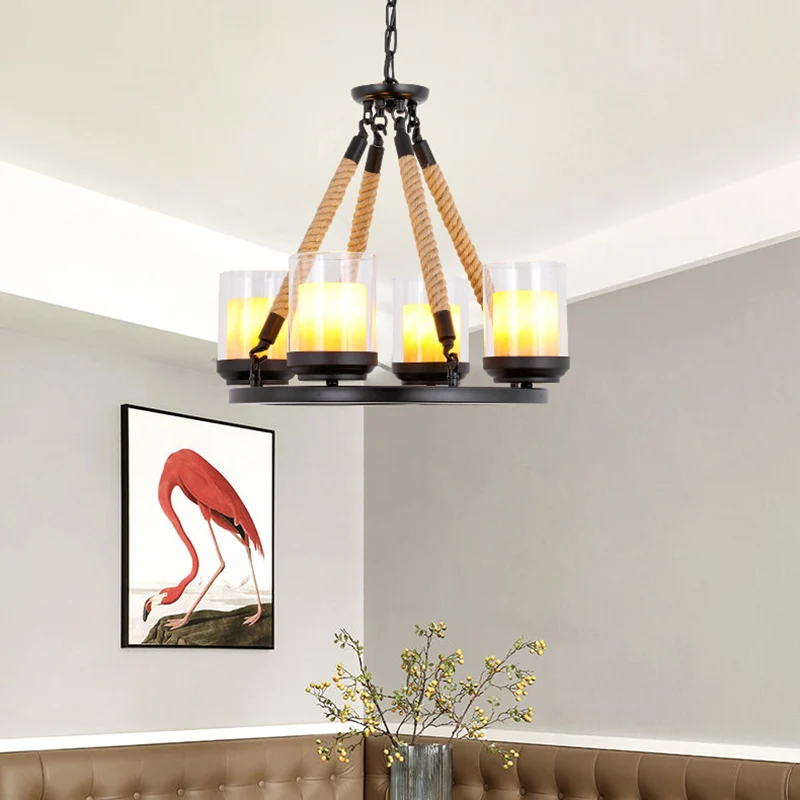 Wagon Wheel metalen kroonluchter licht rustieke stijl 6/8/10 lampen eetkamer hanglamp zwart Clearhalo