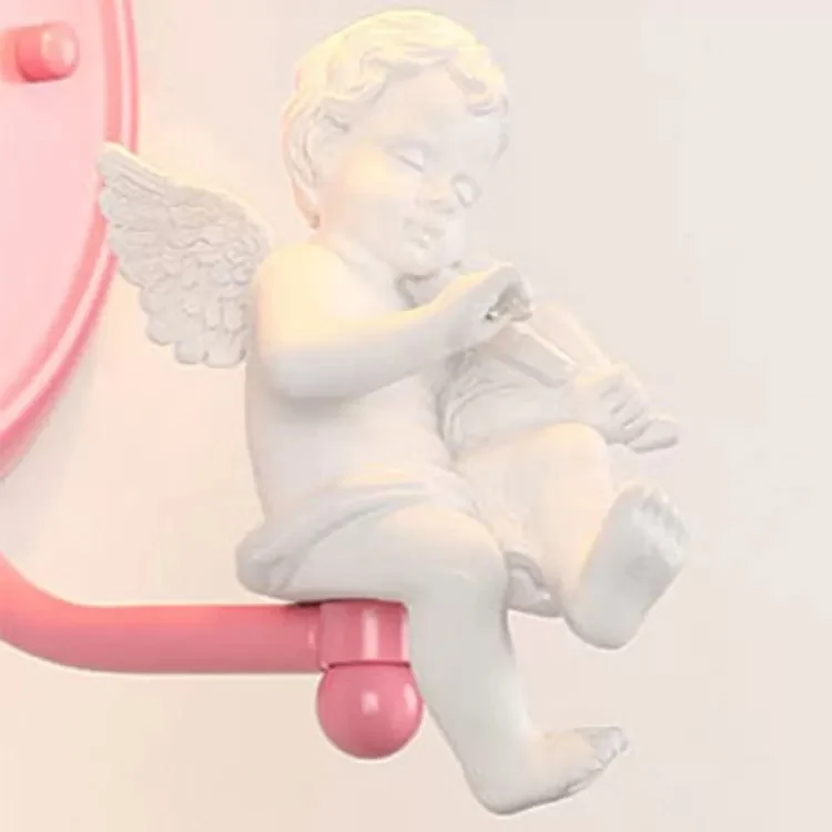 Wandlamp met conische kap van stof, eetkamer, 1 kops wandkandelaar Macaron-stijl met levendige decoratie Clearhalo