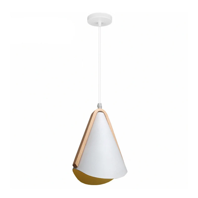 Wit-hout conische drop hanglamp modernisme 1-lamps metalen hanglamp boven eettafel Clearhalo