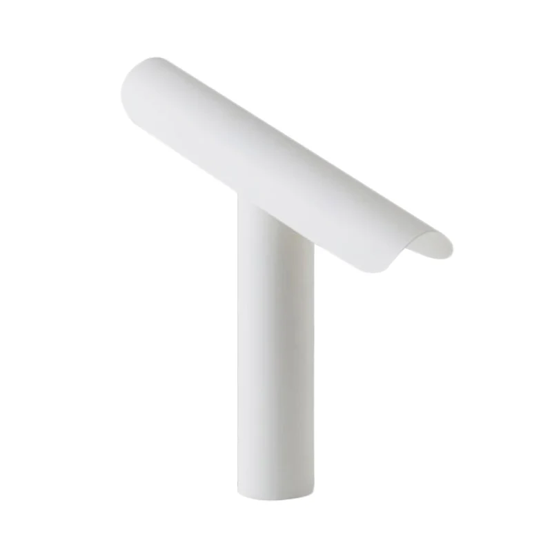 Witte afwerking Kaasnachttafellamp Postmoderne LED-ijzeren bureaulamp met stekker snoer Clearhalo