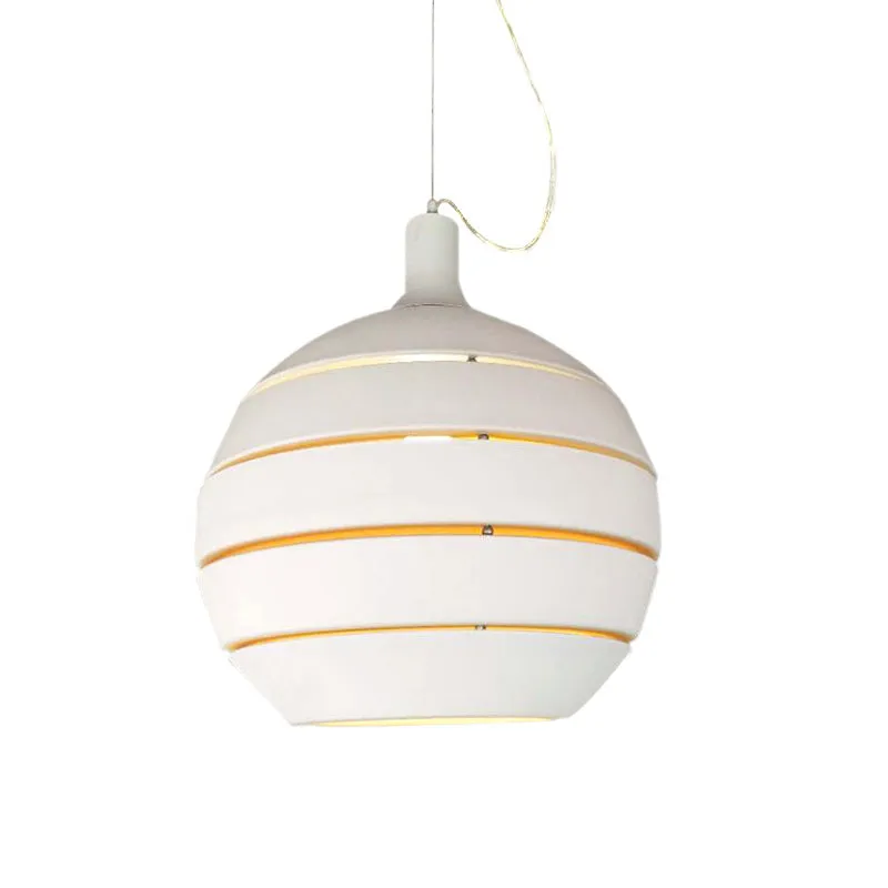 Witte Globe Drop hanglamp moderne 1 lichtmetalen hanglamp voor eetkamer Clearhalo