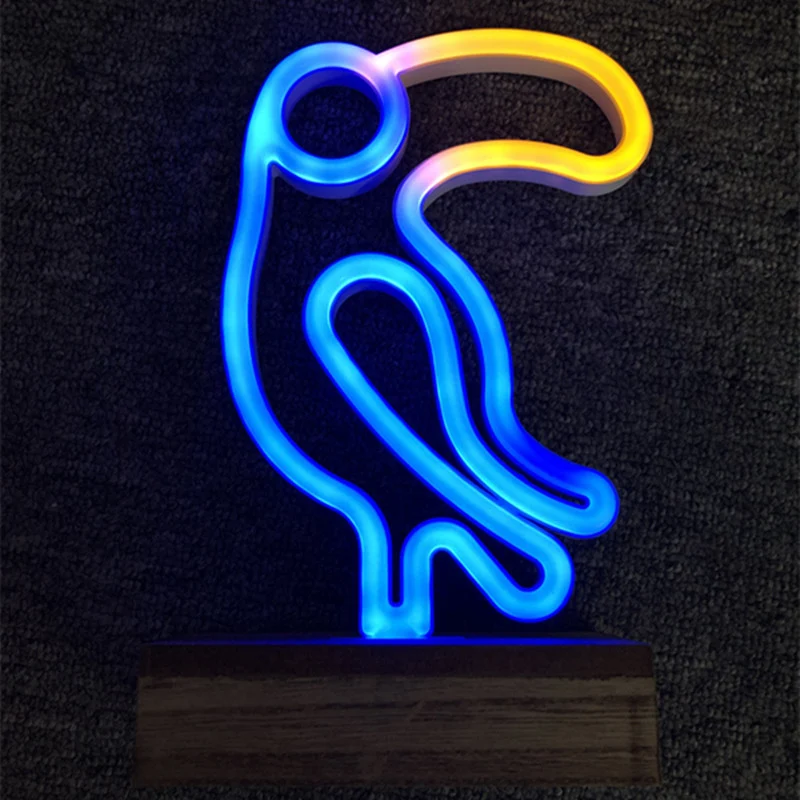 Woodpecker nachttafellamp Macaron kunststof LED-slaapkamer nachtkastje wit Clearhalo