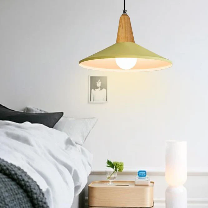 Woonkamer hanglamp aluminium 10/14 inch brede macaron hanglamp met enkele kop en verstelbaar snoer Clearhalo