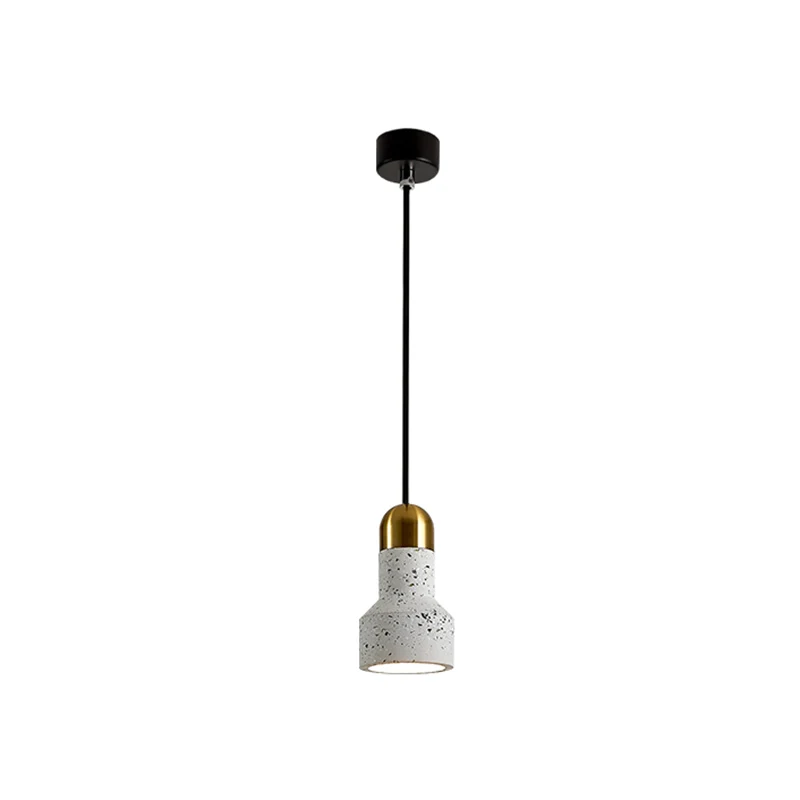 Zaklampvormige woonkamer downlighting Terrazzo 1 lamp Scandinavische plafondhanglamp Clearhalo