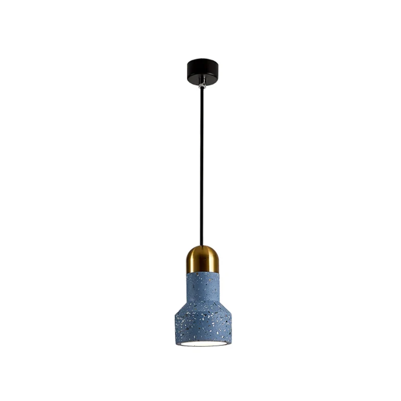 Zaklampvormige woonkamer downlighting Terrazzo 1 lamp Scandinavische plafondhanglamp Clearhalo