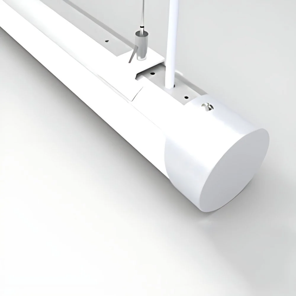 Zilveren buis hanglamp moderne led metalen hangende plafond hanglamp wit/warm/natuurlijk licht Clearhalo