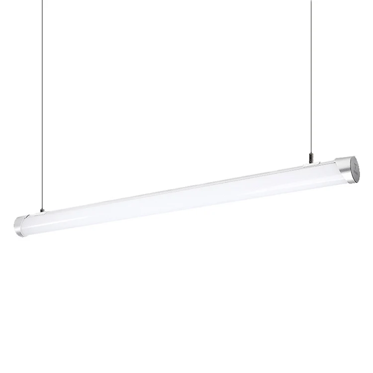 Zilveren buis hanglamp moderne led metalen hangende plafond hanglamp wit/warm/natuurlijk licht Clearhalo