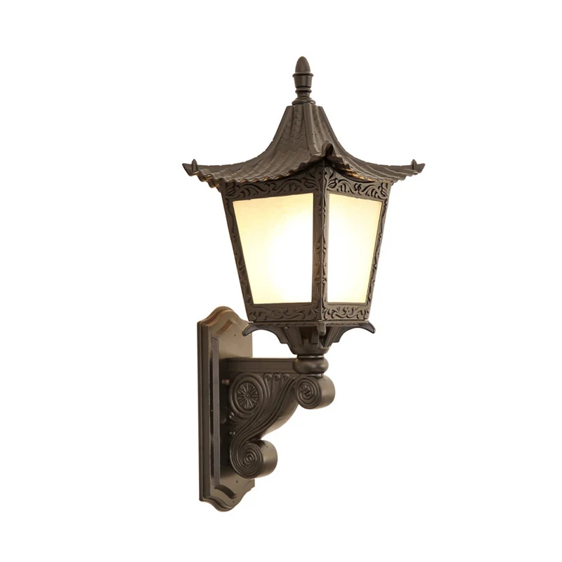 Zwart 1-lamps wandmontage lichtarmatuur landelijk aluminium geel kraantorenvorm wandlamp schans Clearhalo