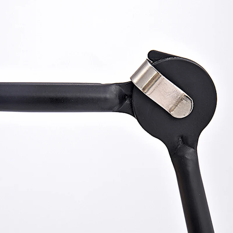 Zwart/blauwe koepelschaduw bureaulamp modernistische stijl 1 kop metalen leesboeklamp met verstelbare arm Clearhalo