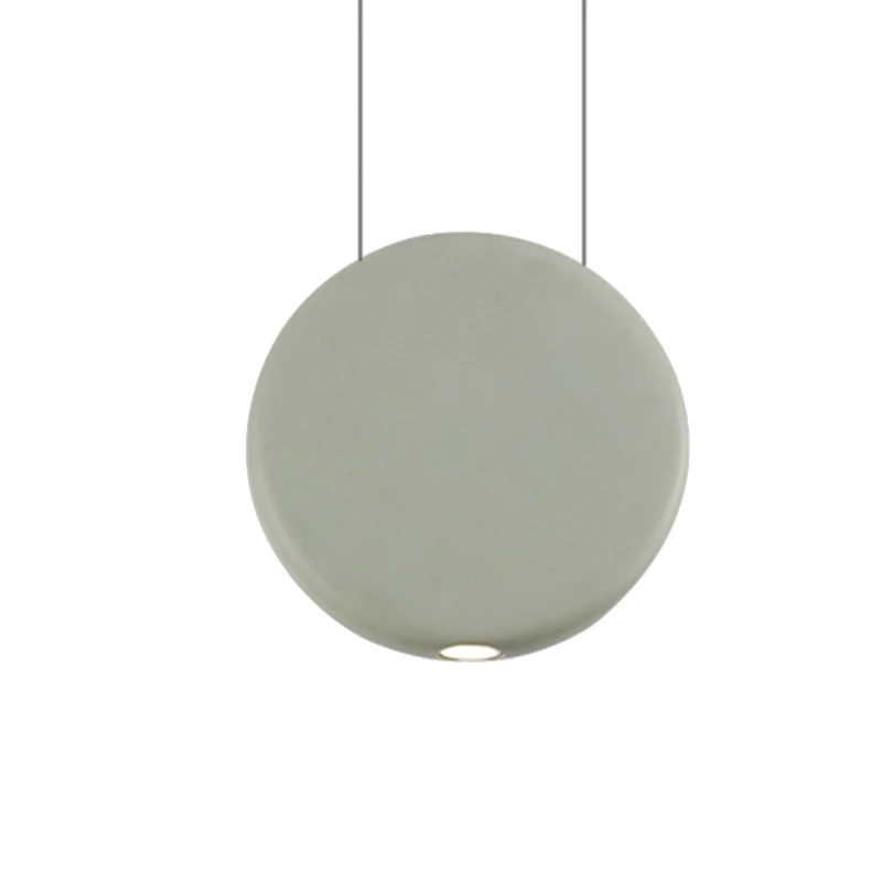 Zwart/Grijs/Groen Ronde Ophanging Hanglamp Nordic LED Hars Hanglamp Warm/Wit Licht, 6"/8.5/12"W Clearhalo