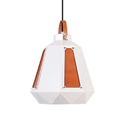 Zwart/Wit Metalen Gaas Schaduw Hanglamp Industriële Stijl 1 Lichte Woonkamer Hanglamp, 8"/10"/14" Diameter Clearhalo