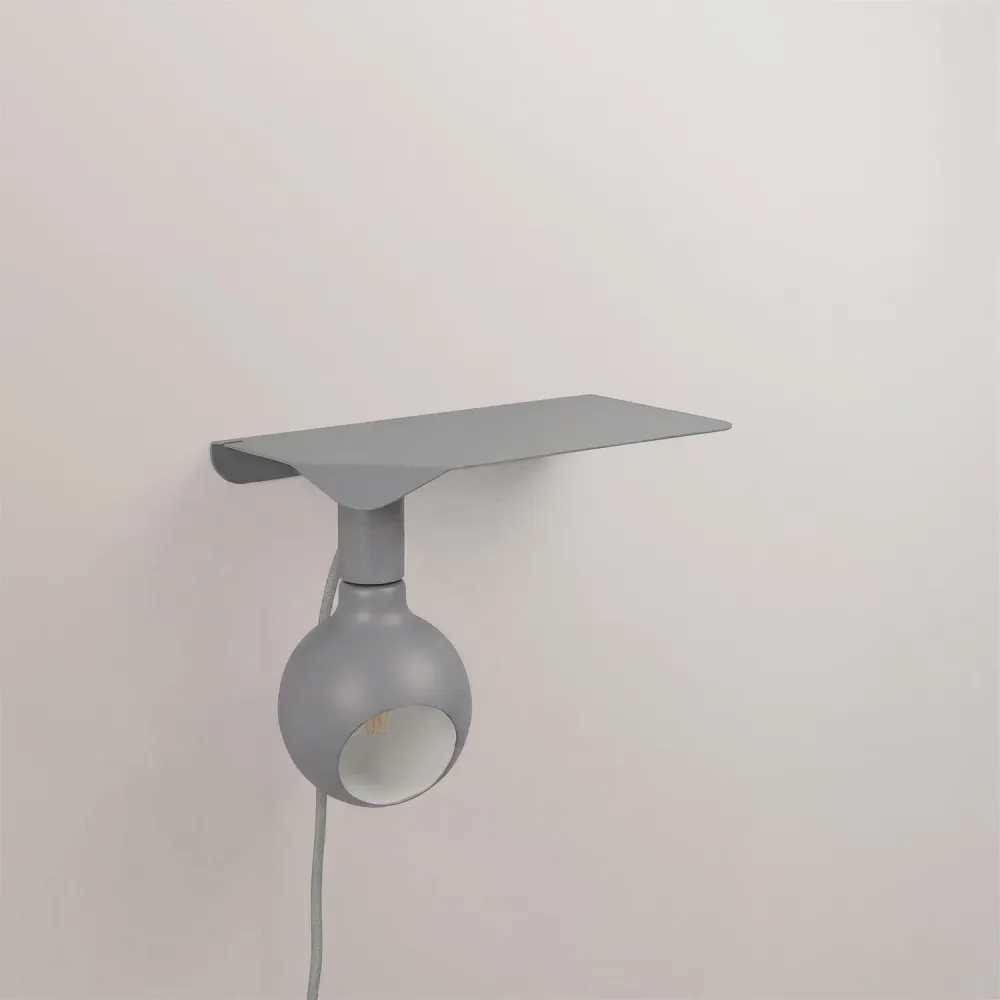 Combo Camo - Lamp met plank - Grijs