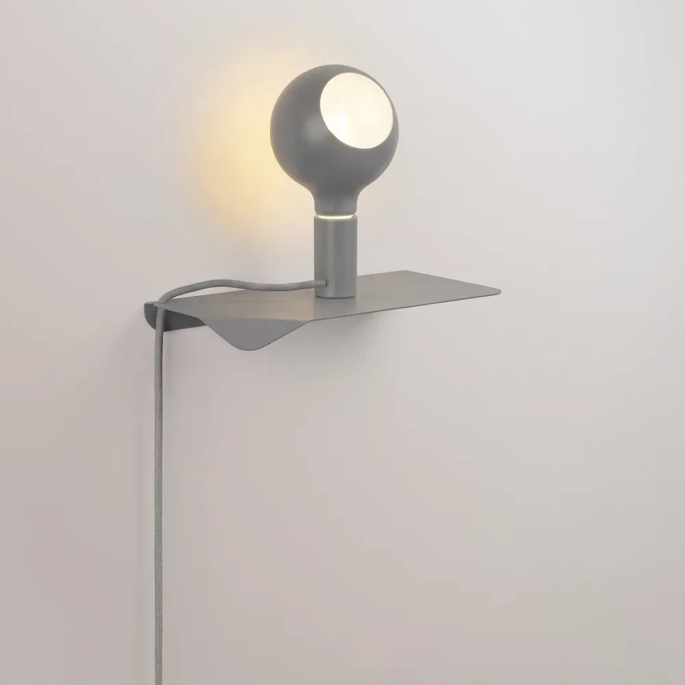 Combo Camo - Lamp met plank - Grijs