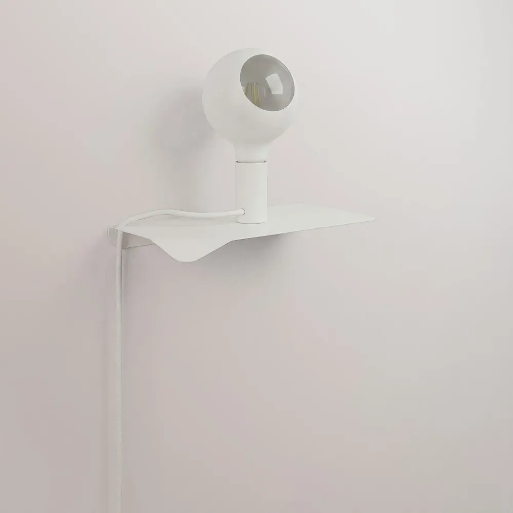 Combo Camo - Lamp met plank - Wit