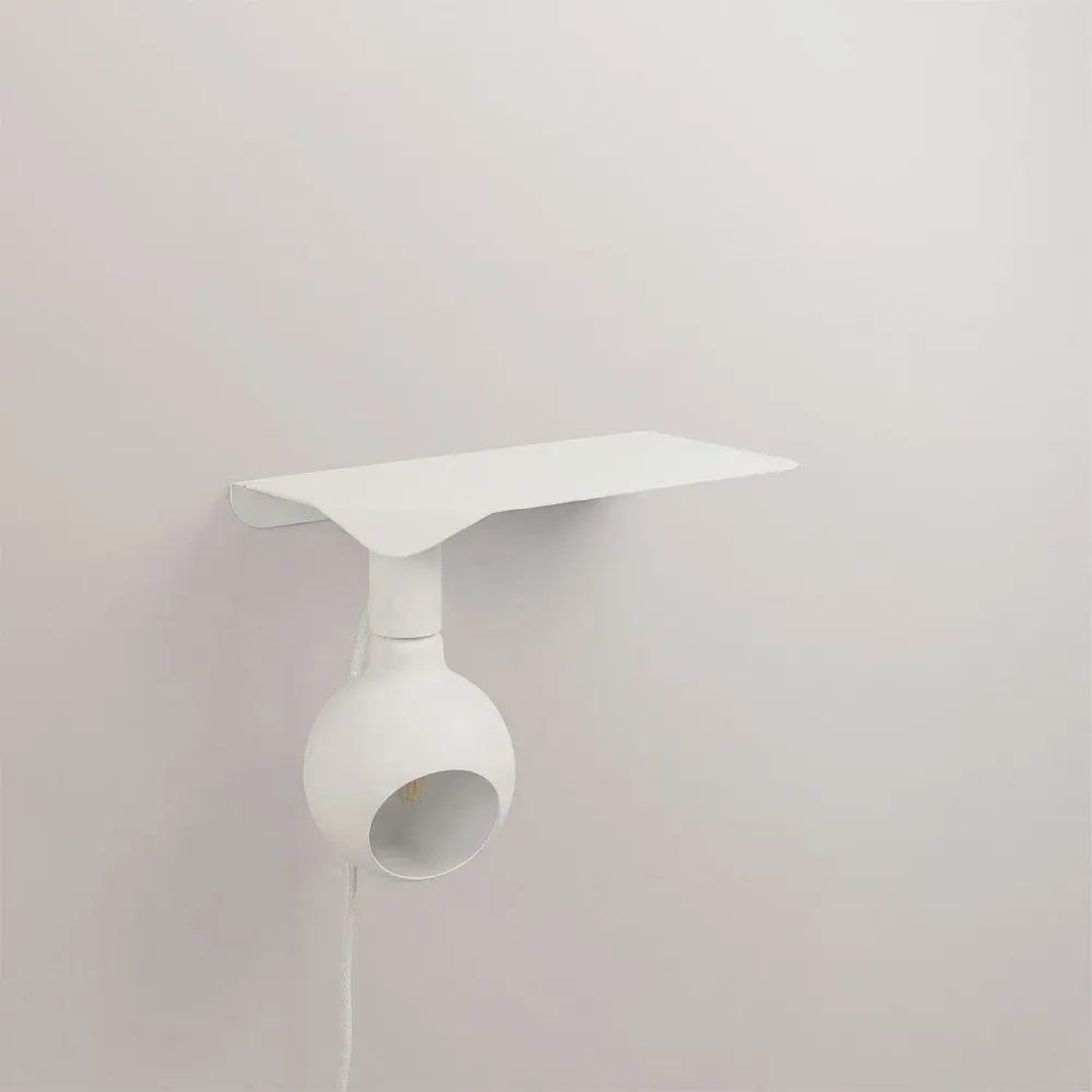 Combo Camo - Lamp met plank - Wit