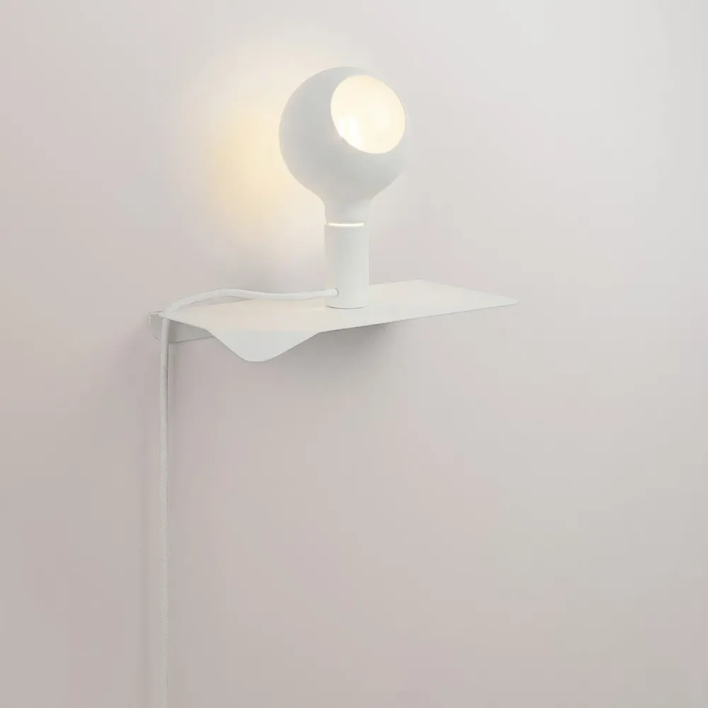 Combo Camo - Lamp met plank - Wit