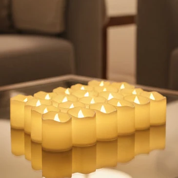 CALMCANDLE – Vlamloze LED-theelichtjes met warm flikkerend effect voor een veilige sfeer Cozey Maison
